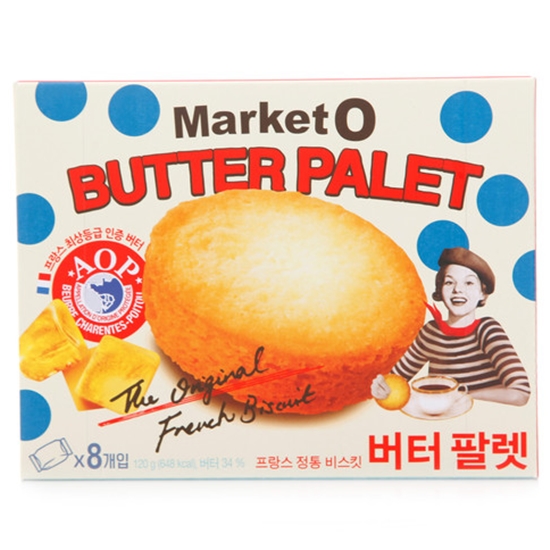 오리온 마켓오 버터팔렛 8개입 120g (1개)_이미지