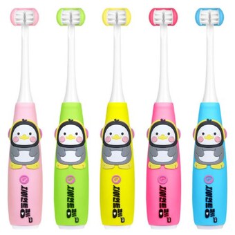 에너지옵티머스 베이비펭수 3D 키즈 <b>전동</b> <b>칫솔</b>