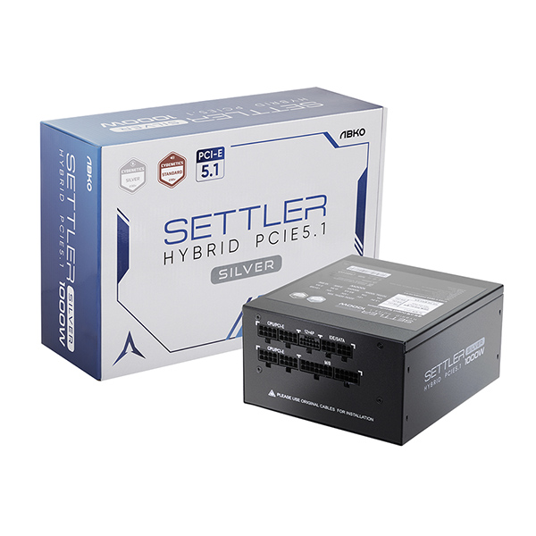 [포인트 마켓] 앱코 SETTLER 하이브리드 PCIE5.1 STH-1000B ETA SILVER 블랙