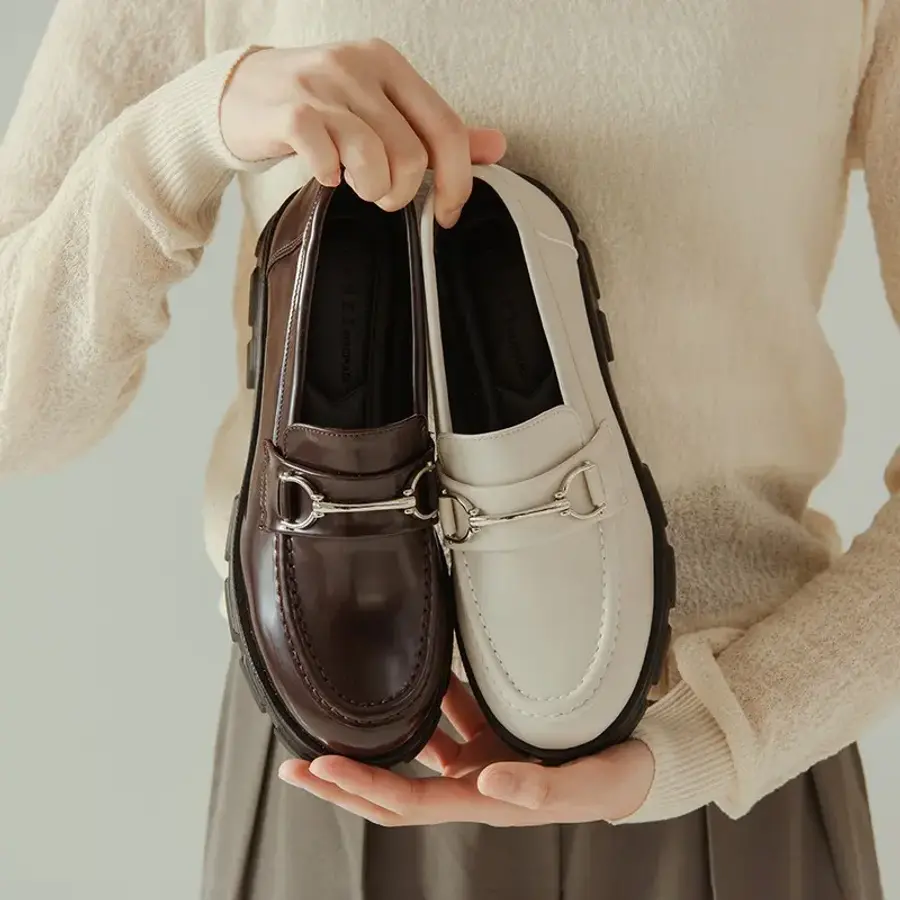 소보제화 론지 러프솔 체인 단화 로퍼 5cm 835125