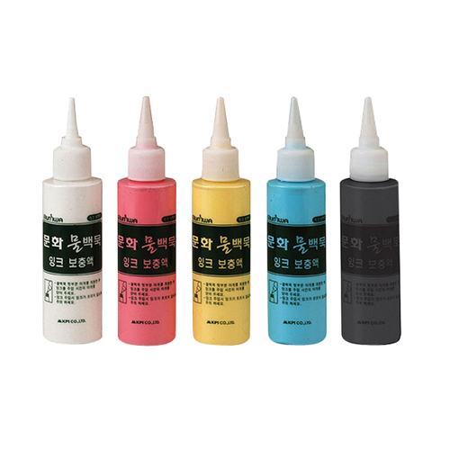 문화 물백묵 리필 잉크 보충액 100ml (1개)_이미지