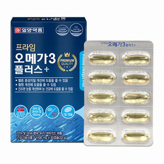 일양약품  프라임 오메가3 플러스 30캡슐 (6개)
