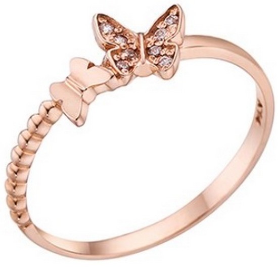 모던쥬얼리 14K 18K 두 마리 나비 큐빅반지 G 475032이미지입니다. 누르면 해당 게시물로 새창이동합니다.