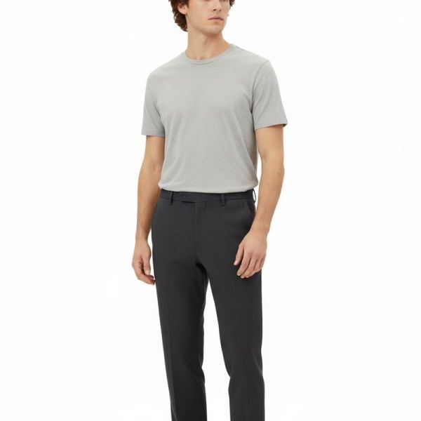 에이션패션 프로젝트엠 남성 세미와이드핏 백밴딩 슬랙스 팬 1180716