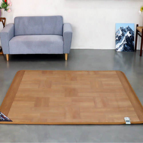 한솔의료기 명품 격자무늬 탄소카페트매트 (1인용, 110x183cm)