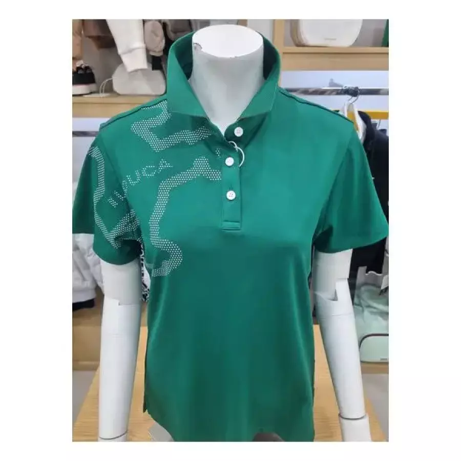 루이까스텔 여성 아이루카 프린트에리 반팔 티셔츠7LOTS443A 318581