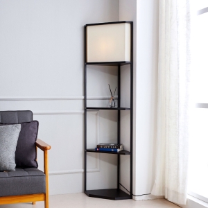 비츠조명 가렌 1등 코너 선반 플로어스탠드 [전구미포함]