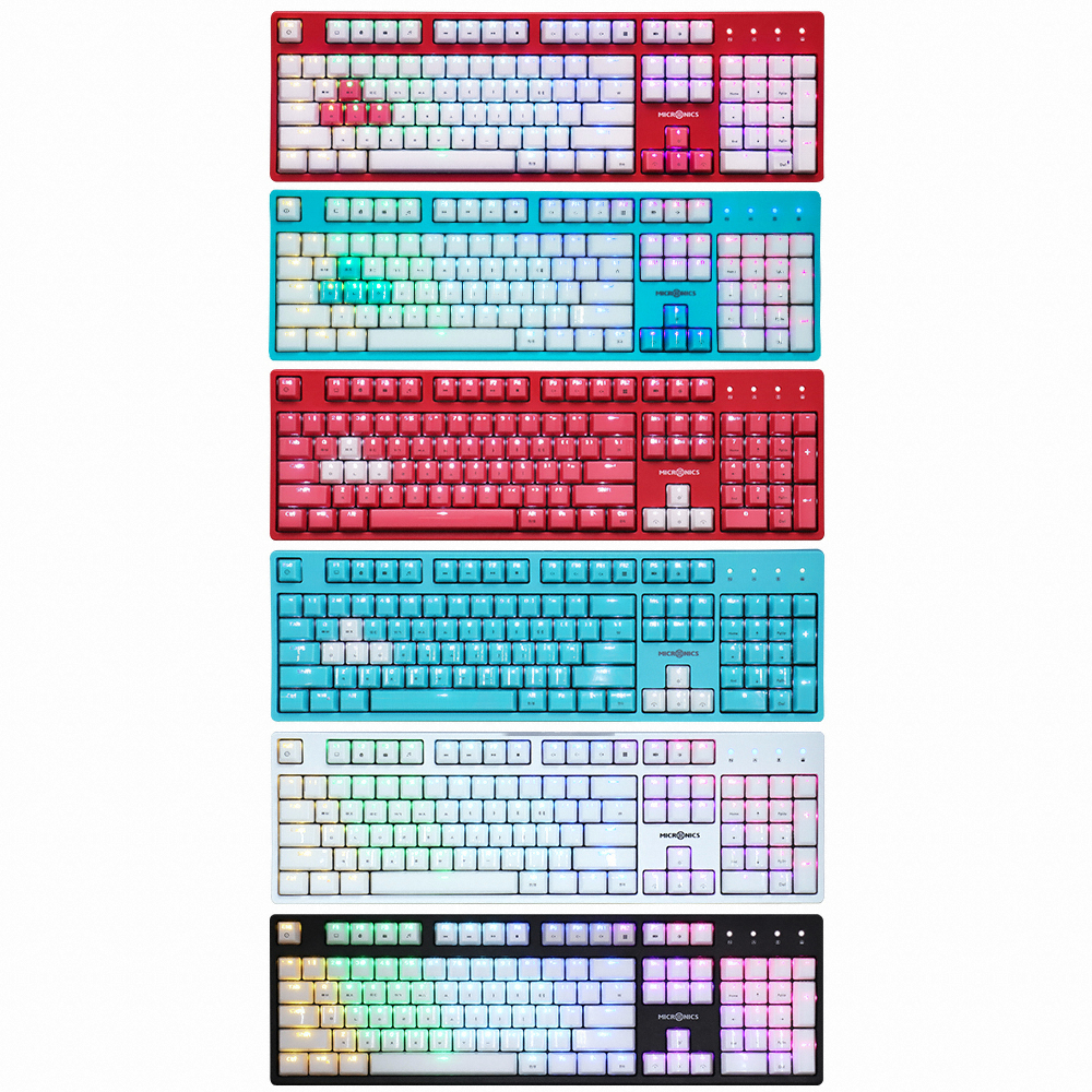 MANIC X48 4세대 광축 완전방수 게이밍 크리스탈키캡