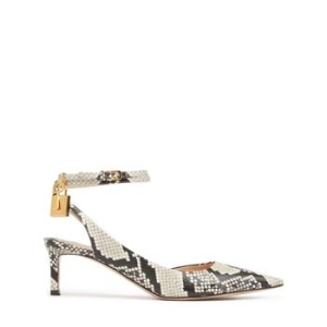 톰포드 여성 85mm 패도락 파이톤 프린트 가죽 펌프스 베이지/블랙 81IYEB005 6429634
