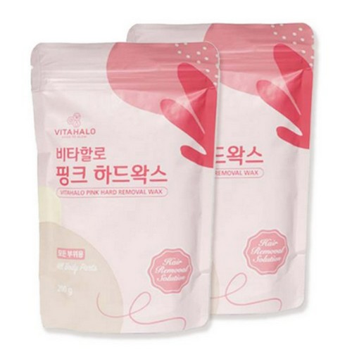 비타할로 핑크 하드왁스 모든부위용 200g (1개)_이미지