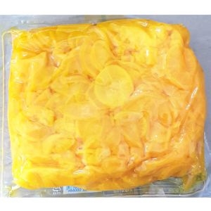 재료 슬라이스 단무지 정다운 뿌리원 1kg x6개 분식