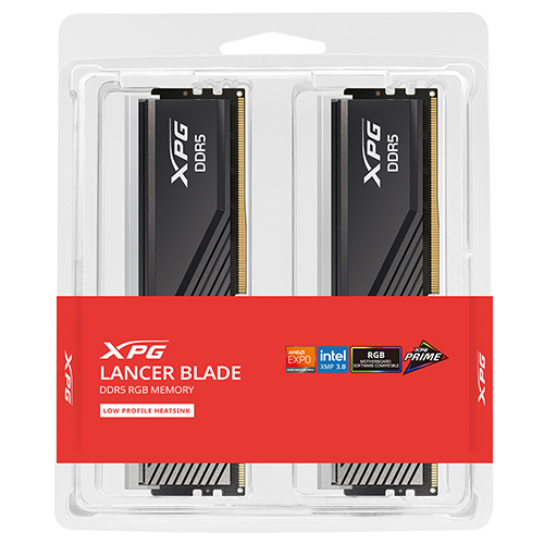 ADATA DDR5-6400 CL32 LANCER BLADE RGB 블랙 패키지 서린 (32GB(16Gx2))_이미지
