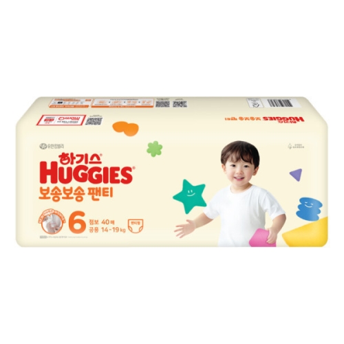 하기스 2024 보송보송 팬티형 6단계-공용 (40매)_이미지