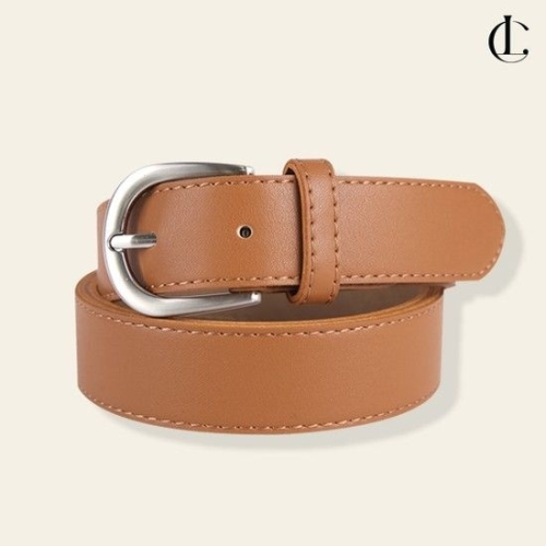 엘케이트 여성 벨트 무광 반원 버클 허리띠 440YDU