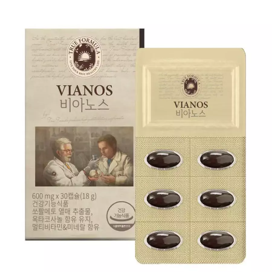 네추럴에프앤피 트루포뮬러 비아노스 600mg 30캡슐 (1개)_이미지