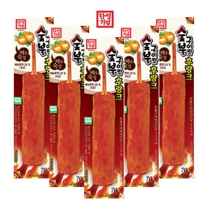 한성기업 배즙 숙성 숯불 구이맛 후랑크 70g_이미지