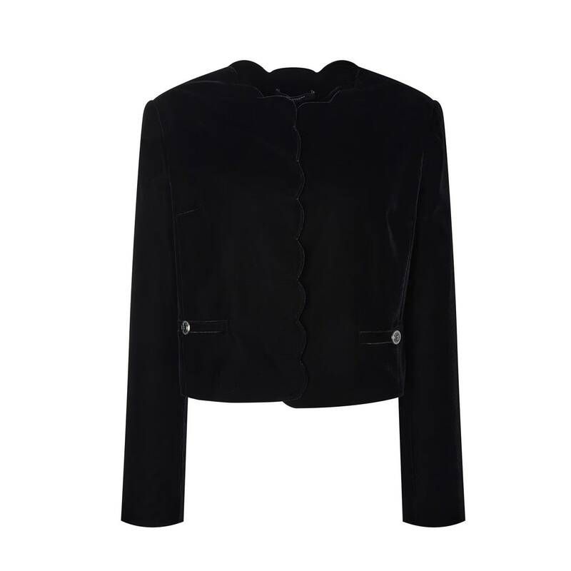 뉴욕 블랙 벨벳 자켓 JSJA5D400BK
