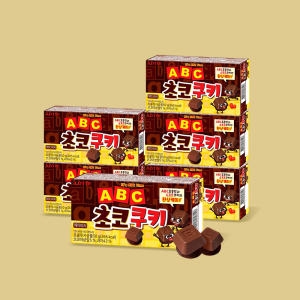 롯데제과 ABC 초코 쿠키 50g (6개)