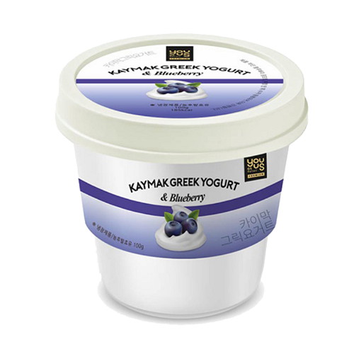 GS리테일 유어스 카이막 그릭요거트 블루베리 100g (1개)