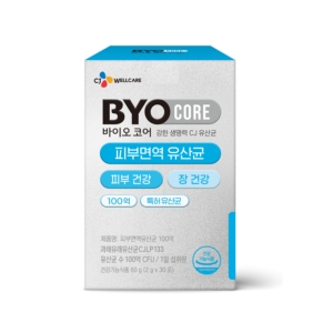 CJ웰케어 바이오 코어 피부면역 유산균 100억 2g 30포 (5개)_이미지