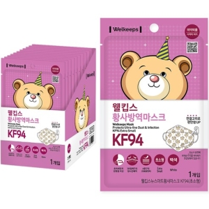 파인텍 웰킵스 황사방역 마스크 KF94 초소형 (50매)_이미지