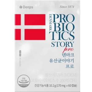 덴프스 덴마크 유산균 이야기 프로 170mg 60캡슐 (6개)_이미지