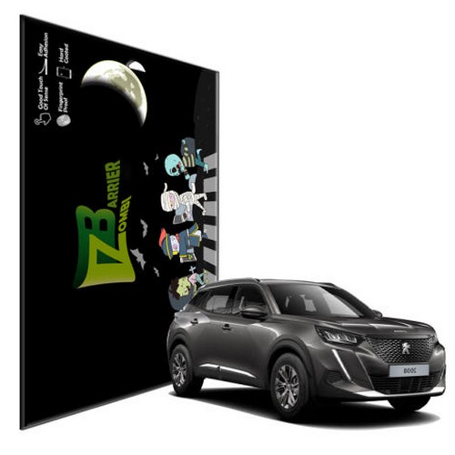 좀비베리어 저반사 내비게이션 액정보호 필름 푸조 e-2008 전용