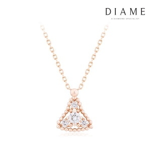 다이아미 슈에벨 14K골드 1부 랩그로운 다이아몬드 목걸이 FGDN1401W01LAB_이미지