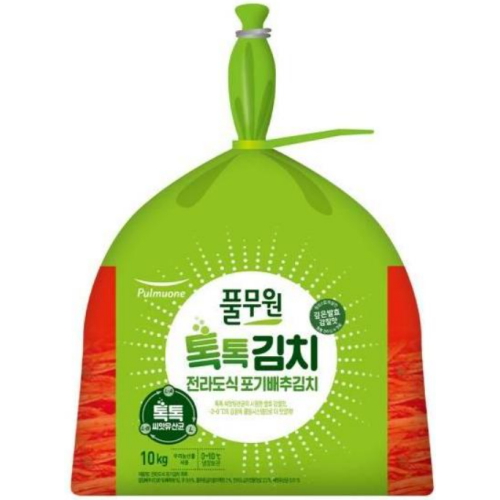풀무원 톡톡 전라도식 포기김치 10kg