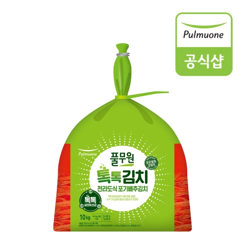풀무원 톡톡 전라도식 포기김치 10kg (1개)_이미지