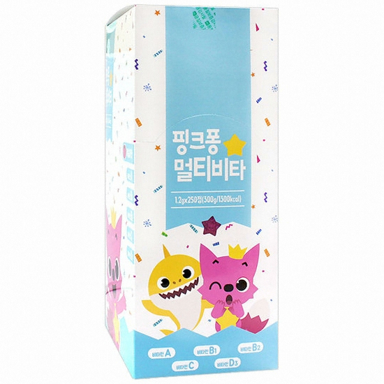 바이오플러스 핑크퐁 멀티비타 250정 (1개)_이미지