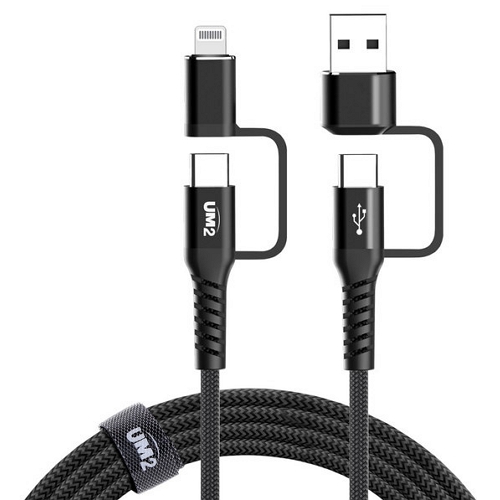 아임커머스 UM2 UMCA-4in1-60W 4in1 멀티 충전 케이블 (1.2m)_이미지