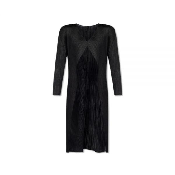 이세이미야케 PLEATS PLE E PP46 JA109-15 플리츠 베이직 롱 가디건