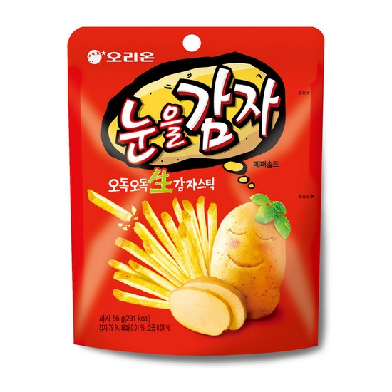 오리온 눈을감자 페퍼솔트 56g (24개)