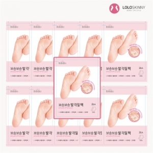 로로스키니 발 각질 제거 풋 필링 팩 10+1팩 LS0141_이미지