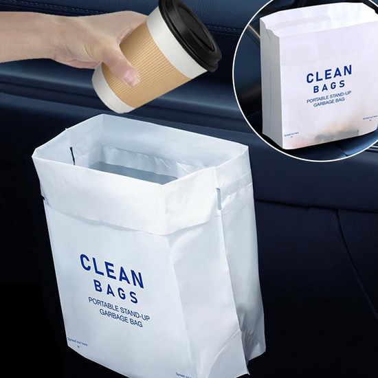  잇앤라이프 세워지는 차량용 쓰레기봉투 60매