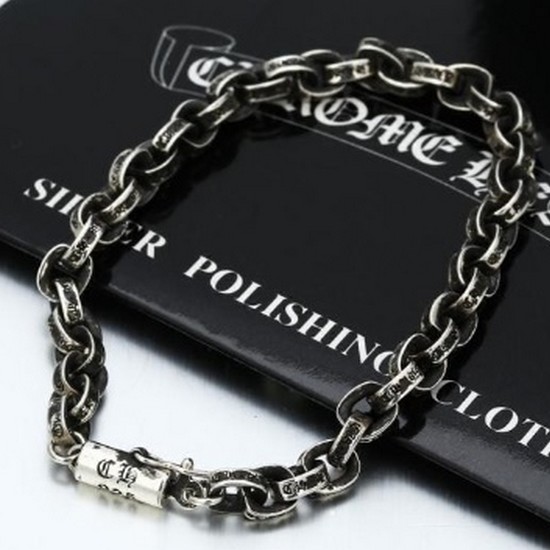 실버팩토리 925 실버 4미리 페이퍼 체인 팔찌_이미지