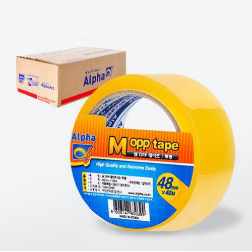 알파 OPP 박스테이프 미색 48mm x 40m (50개)_이미지