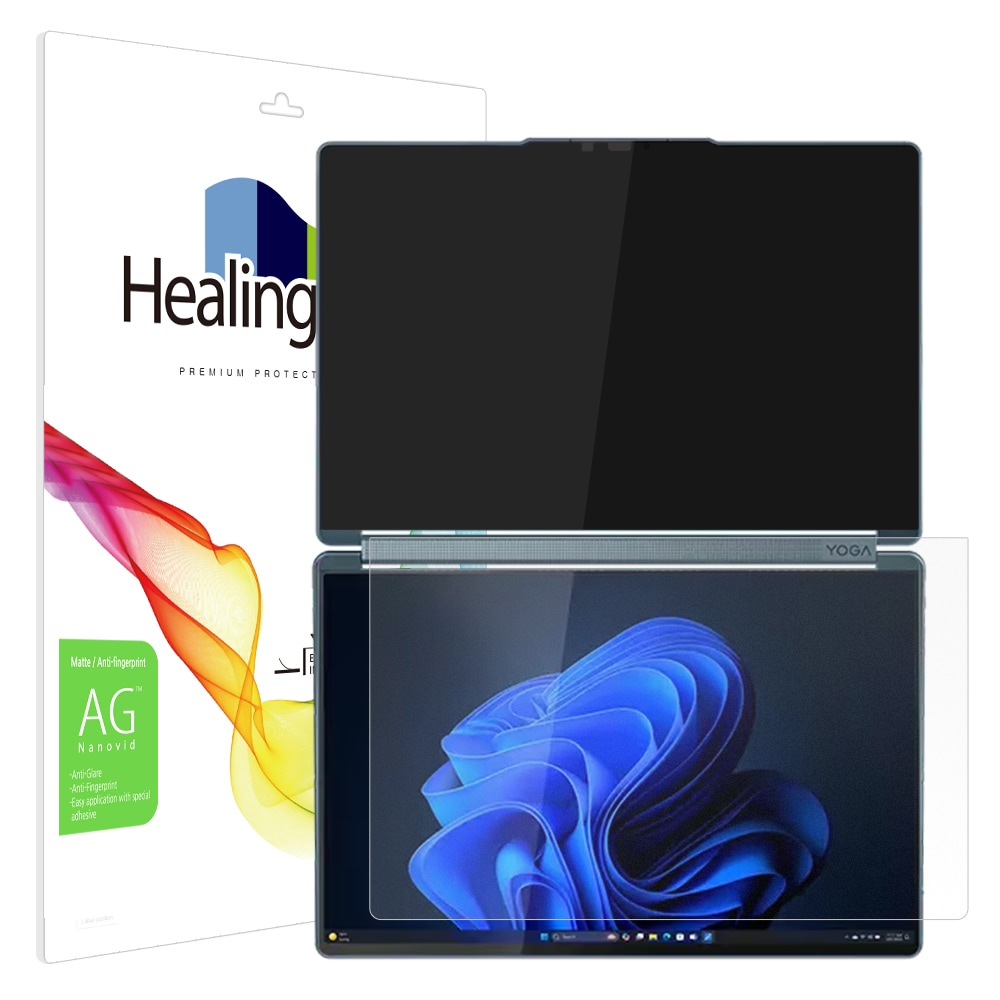 레노버 요가 Book 9i 14 Gen10 보조 디스플레이 저반사 지문방지 액정보호필름