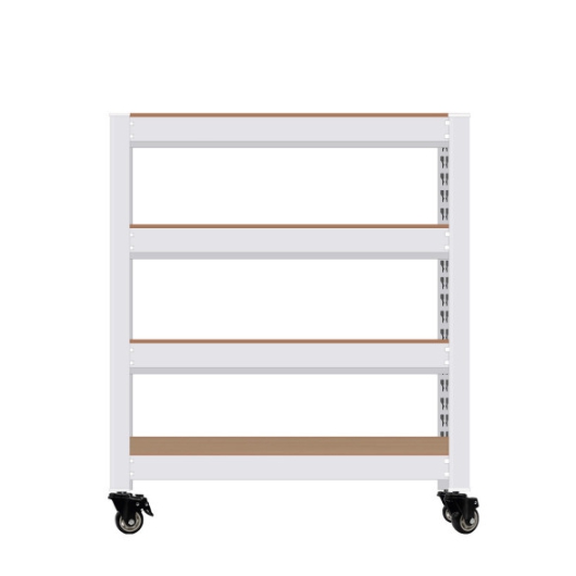 영진산업 홈던트하우스 4단 이동식 앵글선반 1200x500 (120cm(높이))