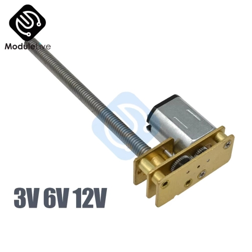 마이크로 스피드 기어 모터 감속 금속 휠 GA1024-N20-M4 x 55 DC 3V 6V 12V 100 150 200 300 40..