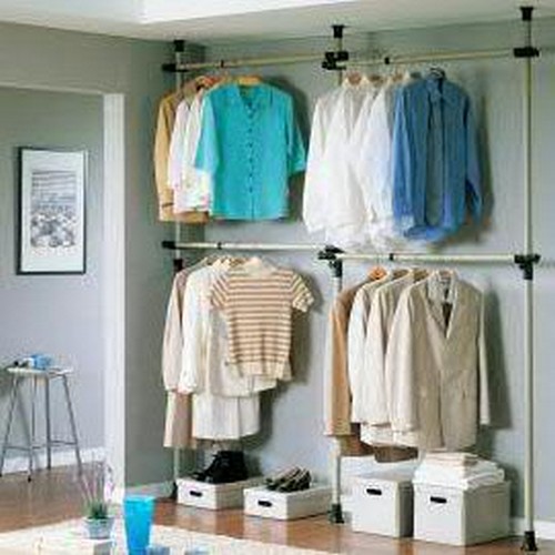 가화행거 실속 기본형 4단 옷걸이 행거_이미지