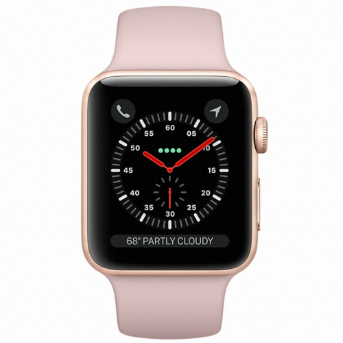 APPLE 워치 시리즈3 38mm 골드 알루미늄 (스포츠밴드)_이미지