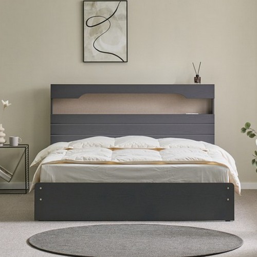 BIF보루네오 루시엘 LED 서랍형 침대 Q (투인스본넬)_이미지