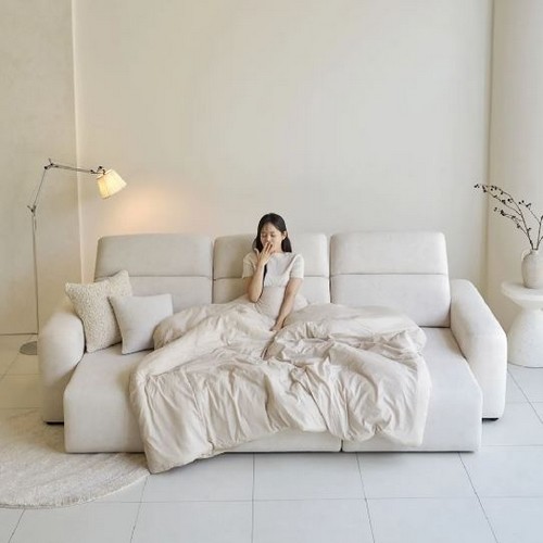 보니애가구 보이저 블리넌 무빙 2세대 슬라이드 패브릭 소파 4인용_이미지