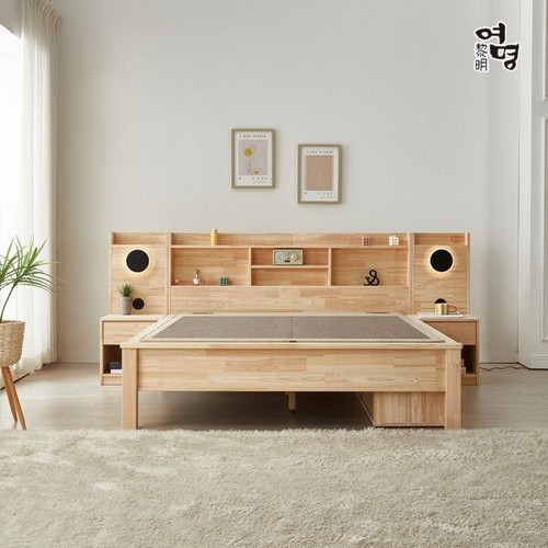 여명흙침대 더편백 돌침대 Q (홍맥반석)_이미지