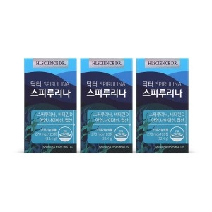 코스맥스바이오 에이치엘사이언스 닥터 스피루리나 120정 (3개)