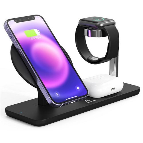 디엠케이코리아 밸류엠 3in1 올인원 맥세이프 무선충전기 VM-STW6300 (애플워치용)