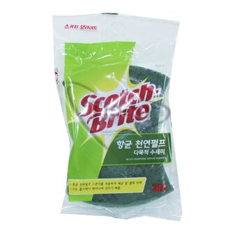 3M 스카치브라이트 항균 천연펄프 다목적 수세미
