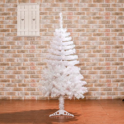 트리 화이트 홀로그램 중급 트리 (120cm)_이미지